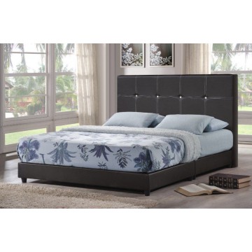 Bent Faux Leather Bed 04